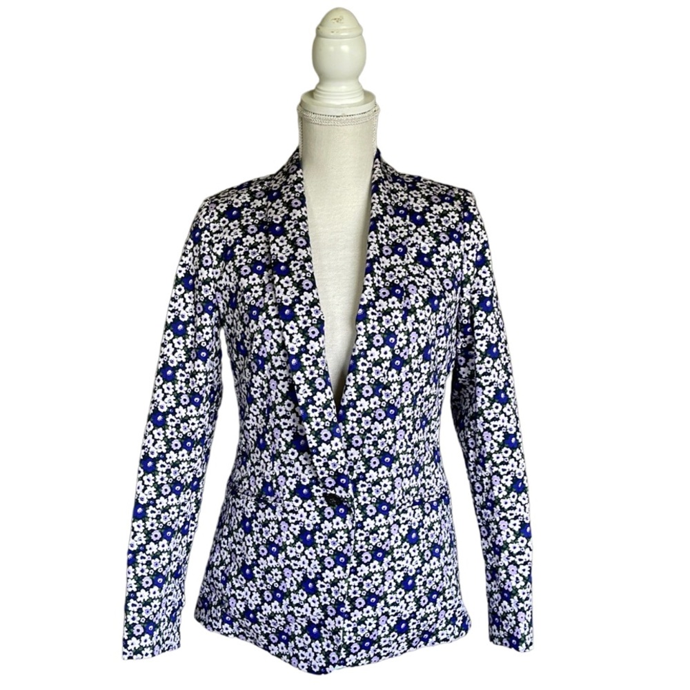 Wildfang Floral Tux Blazer Suit Jacket Small
